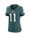 A.J. Braunes Nike Damen-Team-Spieler Trikot der Philadelphia Eagles – Mitternachtsgrün