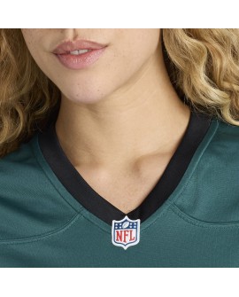 A.J. Braunes Nike Damen-Team-Spieler Trikot der Philadelphia Eagles – Mitternachtsgrün