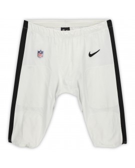 Cooper DeJean Philadelphia Eagles Authentic Game-Used White Nike Pants vs. Detroit Lions am 16. November 2025