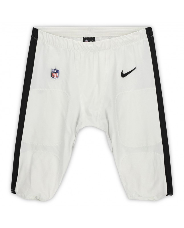 Cooper DeJean Philadelphia Eagles Authentic Game-Used White Nike Pants vs. Detroit Lions am 16. November 2025