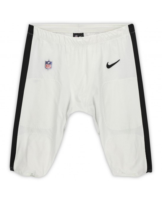 Cooper DeJean Philadelphia Eagles Authentic Game-Used White Nike Pants vs. Detroit Lions am 16. November 2025