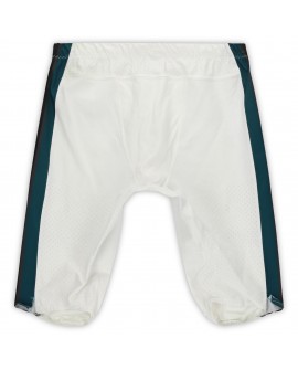 Cooper DeJean Philadelphia Eagles Authentic Game-Used White Nike Pants vs. Detroit Lions am 16. November 2025