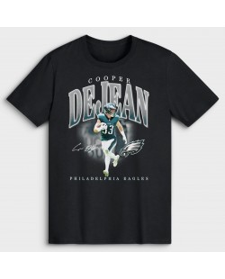Cooper DeJean Philadelphia Eagles Big & Tall Spieler Hype T-Shirt – Schwarz