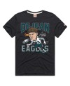 Cooper DeJean Philadelphia Eagles Homage Unisex-Karikatur-Spieler-Grafik-Tri-Blend-T-Shirt – Anthrazit