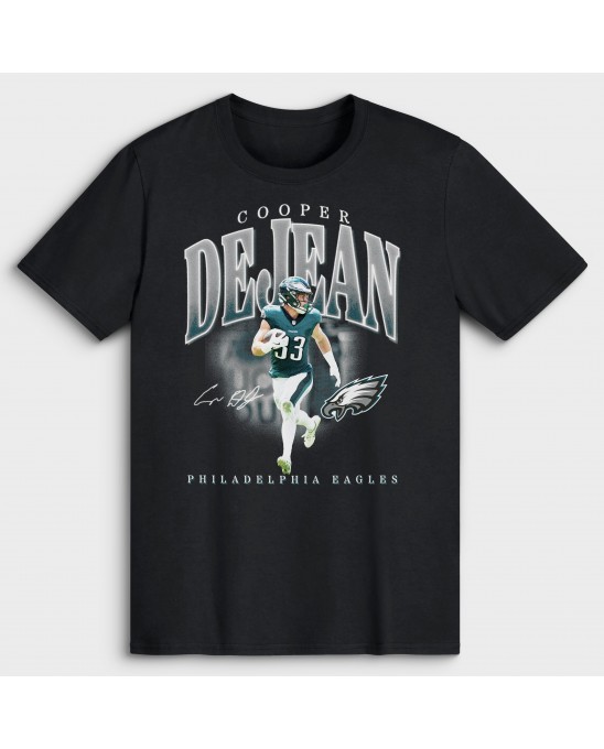 Cooper DeJean Philadelphia Eagles Spieler-Hype-T-Shirt – Schwarz
