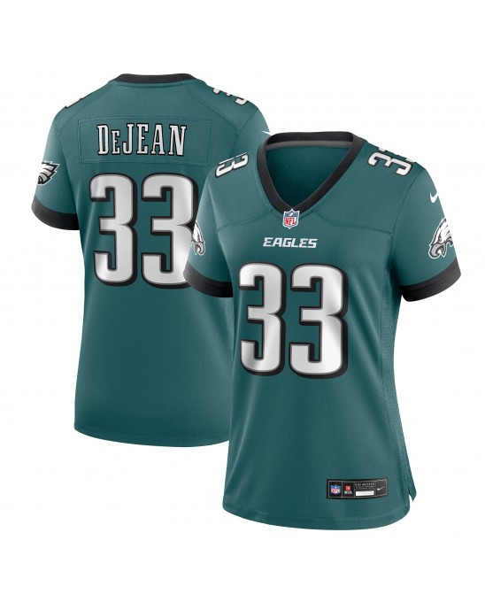 Cooper DeJean Philadelphia Eagles Nike Damen-Team-Spieler Trikot – Mitternachtsgrün