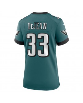 Cooper DeJean Philadelphia Eagles Nike Damen-Team-Spieler Trikot – Mitternachtsgrün