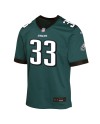 Cooper DeJean Philadelphia Eagles Nike Spiele-Trikot für Jugendliche – Mitternachtsgrün