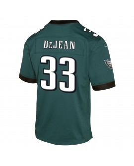 Cooper DeJean Philadelphia Eagles Nike Spiele-Trikot für Jugendliche – Mitternachtsgrün