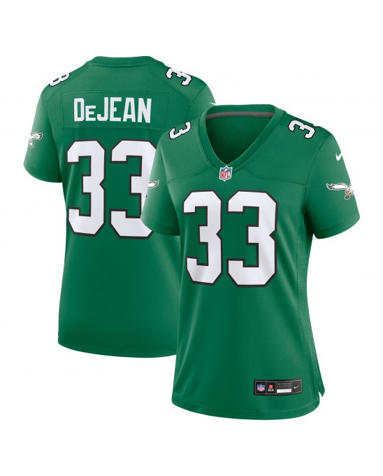 Cooper DeJean Philadelphia Eagles Nike Damen-Ausweichtrikot – Kelly Green