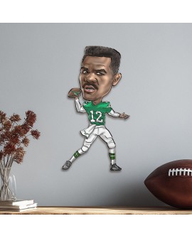 Randall Cunningham Philadelphia Eagles Metall-Karikatur-Wandkunst