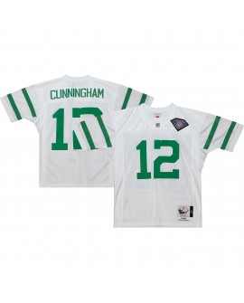 Randall Cunningham Philadelphia Eagles 1994 Mitchell & Ness Authentic Throwback-Spielertrikot im Ruhestand – Weiß
