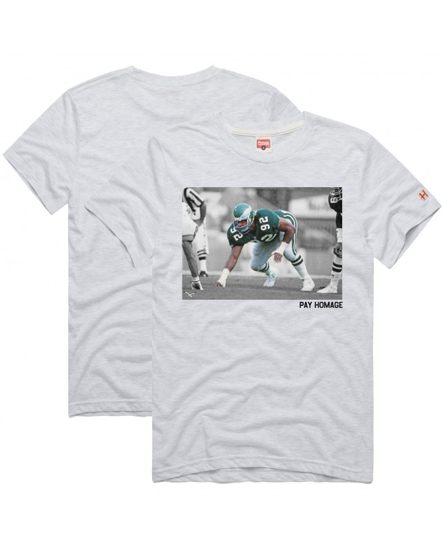 Reggie White Philadelphia Eagles Homage Unisex Pay Homage Tri-Blend T-Shirt – Ash