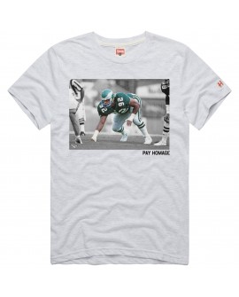 Reggie White Philadelphia Eagles Homage Unisex Pay Homage Tri-Blend T-Shirt – Ash