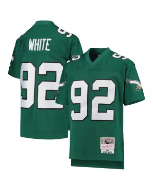 Reggie White Philadelphia Eagles Mitchell & Ness Youth 1990 Legacy Retired Spieler Trikot – Grün