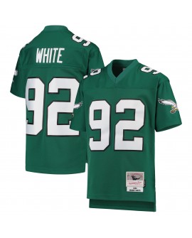 Reggie White Philadelphia Eagles Mitchell & Ness Youth 1990 Legacy Retired Spieler Trikot – Grün