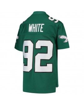 Reggie White Philadelphia Eagles Mitchell & Ness Youth 1990 Legacy Retired Spieler Trikot – Grün