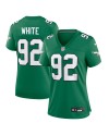 Reggie White Philadelphia Eagles Nike Damen-Ausweichtrikot – Kelly Green