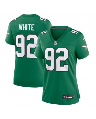 Reggie White Philadelphia Eagles Nike Damen-Ausweichtrikot – Kelly Green