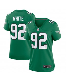 Reggie White Philadelphia Eagles Nike Damen-Ausweichtrikot – Kelly Green