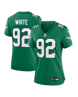 Reggie White Philadelphia Eagles Nike Damen-Ausweichtrikot – Kelly Green