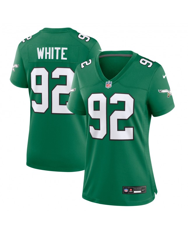 Reggie White Philadelphia Eagles Nike Damen-Ausweichtrikot – Kelly Green