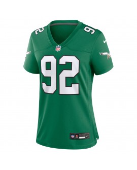 Reggie White Philadelphia Eagles Nike Damen-Ausweichtrikot – Kelly Green