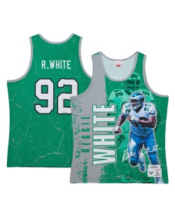 Reggie White Philadelphia Eagles Mitchell & Ness 1992 Spieler Burst Tanktop – Kelly Green