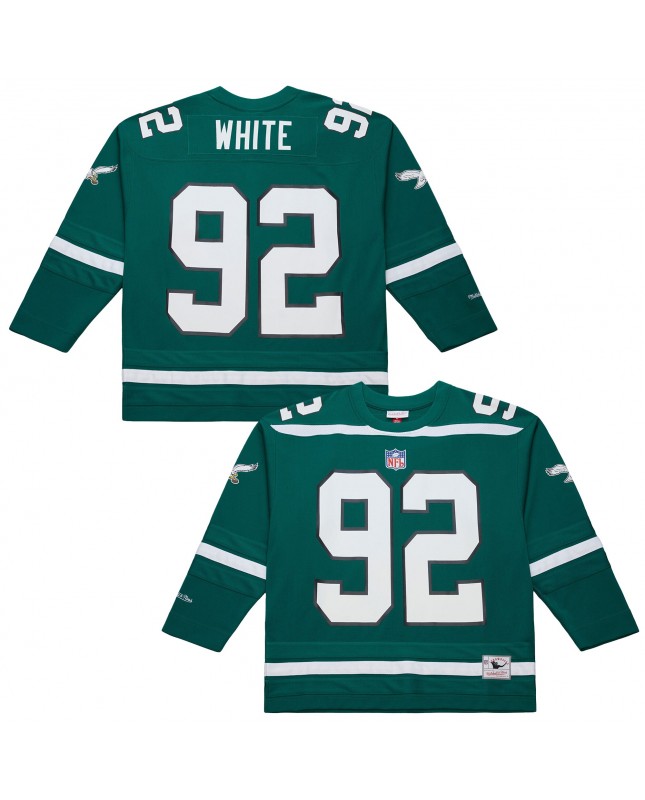 Reggie White Philadelphia Eagles Mitchell & Ness Maxxed Out Mode-Hockey-Trikot – Kelly Green