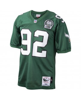 Reggie White Philadelphia Eagles Mitchell & Ness Authentic Throwback-Spielertrikot im Ruhestand – Grün