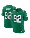 Reggie White Philadelphia Eagles Nike Ausweichtrikot für ausgeschiedene Spieler – Kelly Green