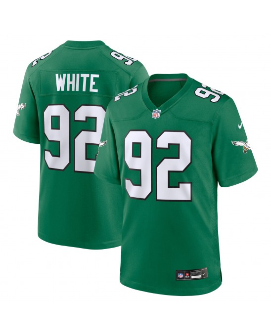Reggie White Philadelphia Eagles Nike Ausweichtrikot für ausgeschiedene Spieler – Kelly Green