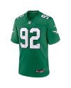 Reggie White Philadelphia Eagles Nike Ausweichtrikot für ausgeschiedene Spieler – Kelly Green