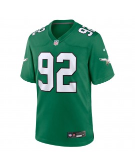 Reggie White Philadelphia Eagles Nike Ausweichtrikot für ausgeschiedene Spieler – Kelly Green