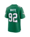 Reggie White Philadelphia Eagles Nike Ausweichtrikot für ausgeschiedene Spieler – Kelly Green