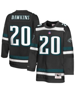 Brian Dawkins Philadelphia Eagles Mitchell & Ness Jugend-Hockey-Modetrikot – Schwarz