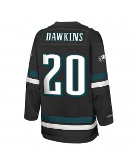 Brian Dawkins Philadelphia Eagles Mitchell & Ness Jugend-Hockey-Modetrikot – Schwarz