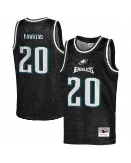 Brian Dawkins Philadelphia Eagles Mitchell & Ness Jugendspieler im Ruhestand, NFL-Basketball-Modetrikot – Schwarz