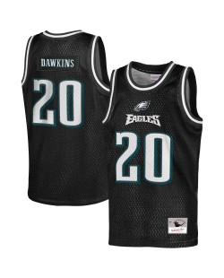 Brian Dawkins Philadelphia Eagles Mitchell & Ness Jugendspieler im Ruhestand, NFL-Basketball-Modetrikot – Schwarz