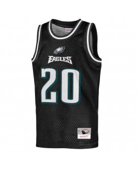 Brian Dawkins Philadelphia Eagles Mitchell & Ness Jugendspieler im Ruhestand, NFL-Basketball-Modetrikot – Schwarz