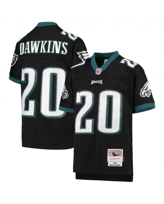 Brian Dawkins Philadelphia Eagles Mitchell & Ness Youth 2004 Legacy Retired Spieler Trikot – Schwarz