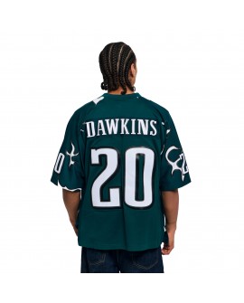 Brian Dawkins Philadelphia Eagles Mitchell & Ness x Golf Wang Unisex 1996 Legacy Fashion Trikot – Mitternachtsgrün