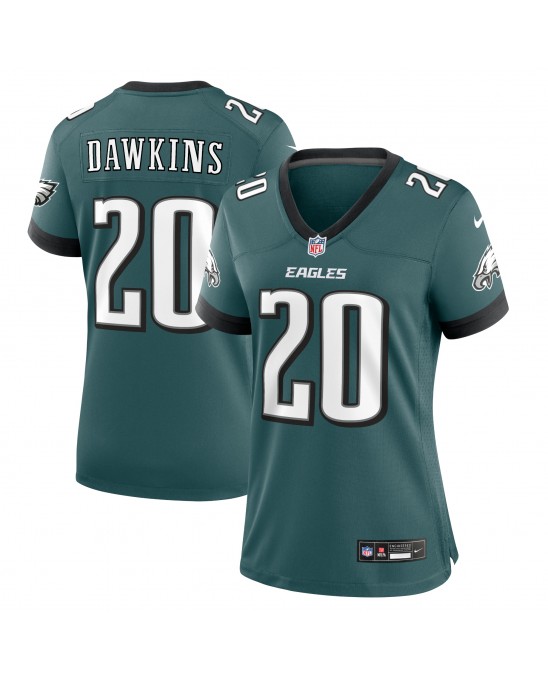 Brian Dawkins Philadelphia Eagles Nike Damen-Spieler Trikot im Ruhestand – Mitternachtsgrün