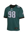 Jalen Carter Philadelphia Eagles Nike Spiele-Trikot für Jugendliche – Mitternachtsgrün