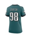 Jalen Carter Philadelphia Eagles Nike Damen-Team-Spieler Trikot – Mitternachtsgrün