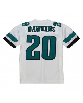 Brian Dawkins Philadelphia Eagles 1996 Mitchell & Ness Authentic Throwback-Spielertrikot im Ruhestand – Weiß