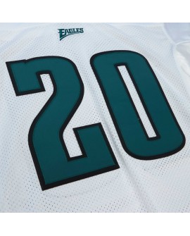 Brian Dawkins Philadelphia Eagles 1996 Mitchell & Ness Authentic Throwback-Spielertrikot im Ruhestand – Weiß
