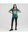 Jalen Carter Philadelphia Eagles Nike Damen-Team-Spieler Trikot – Mitternachtsgrün