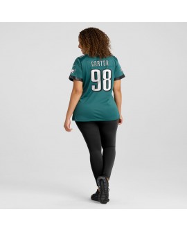 Jalen Carter Philadelphia Eagles Nike Damen-Team-Spieler Trikot – Mitternachtsgrün