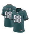 Jalen Carter Philadelphia Eagles Nike Team Game-Trikot – Mitternachtsgrün